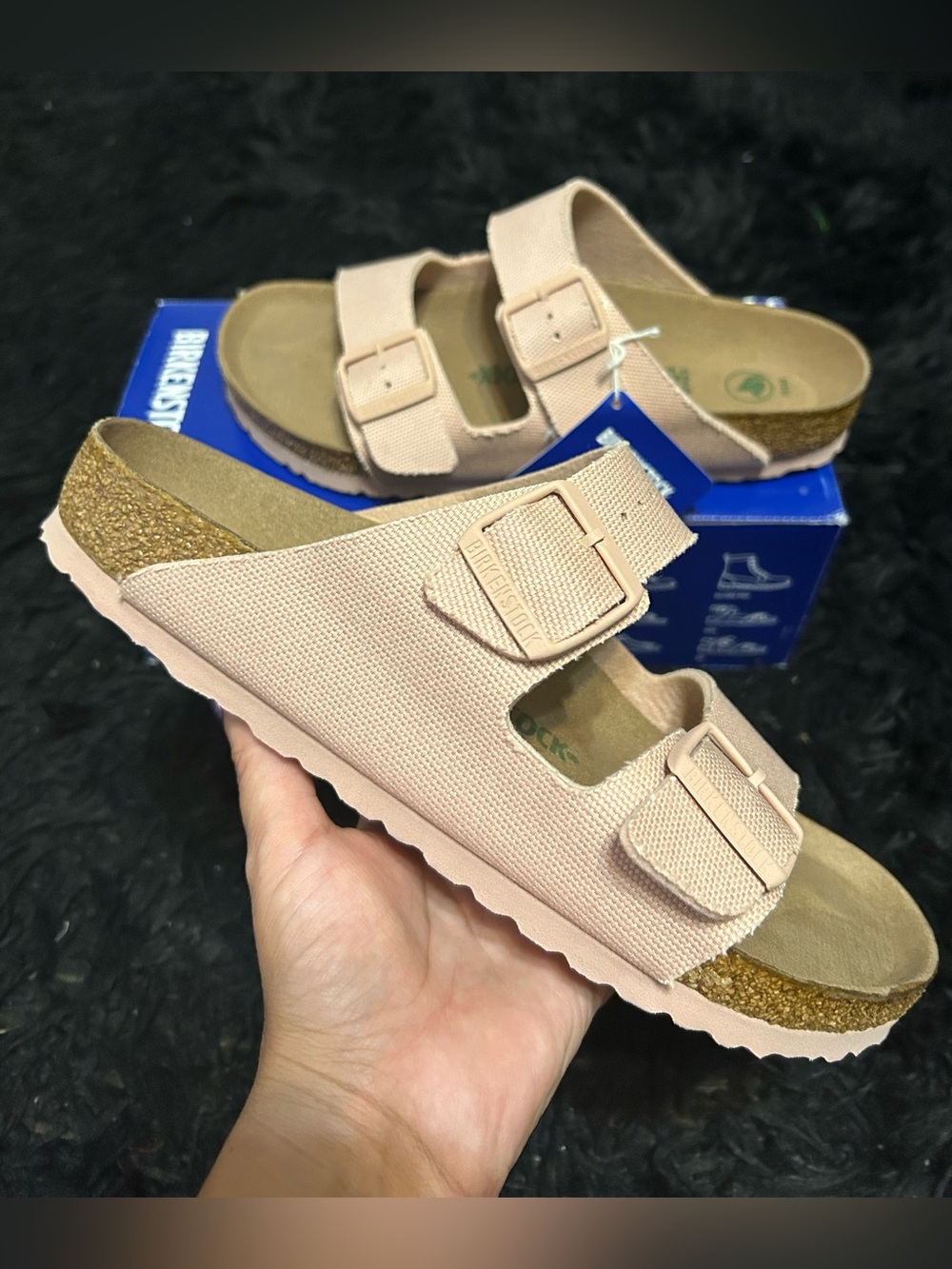 BIRKENSTOCK Arizona pink vegan gladiator sandals slippers shoes eur 40 new